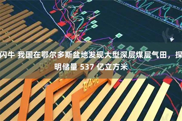 闪牛 我国在鄂尔多斯盆地发现大型深层煤层气田，探明储量 537 亿立方米